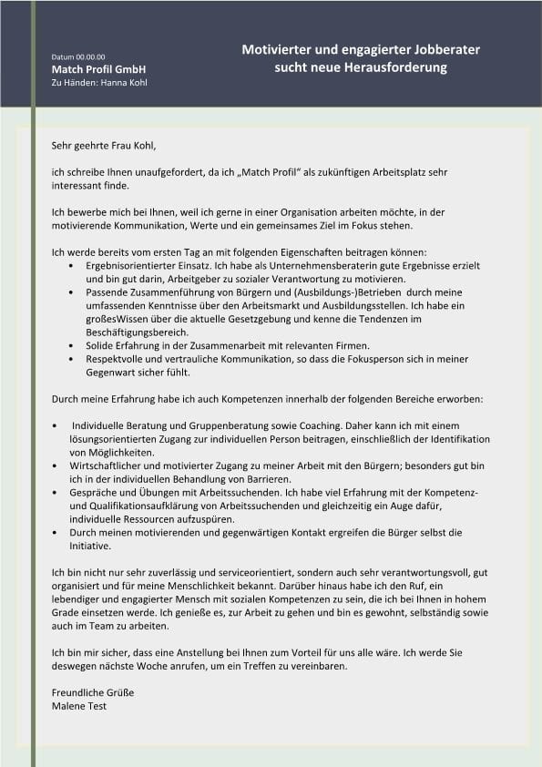 Jobberater m/w sucht neue Herausforderungen