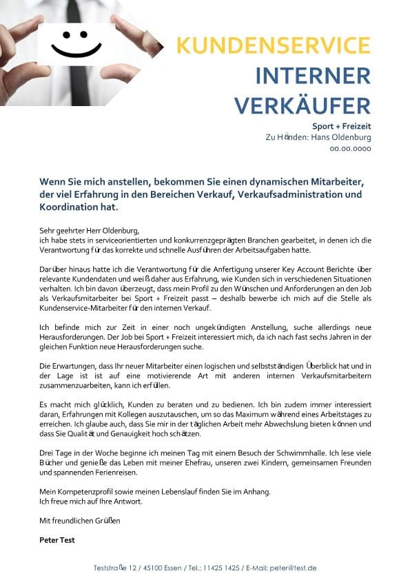 Kundenservice-Mitarbeiter m/w interner Verkauf