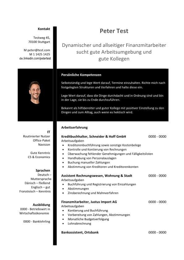 1 Lebenslauf-Finanzmitarbeiter_in-schwartz