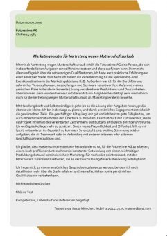 1 Marketingberater_in – Vertretung wegen Mutterschaftsurlaub