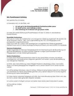 Physiotherapeut m/w für das Krankenhaus Vertretung