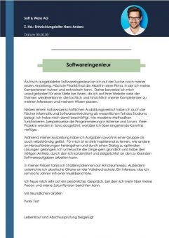 1 Softwareingenieur_in Berufsanfänger_in