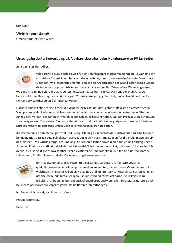 1 Verkaufsberater oder Kundenservice-Mitarbeiter 1 m_w