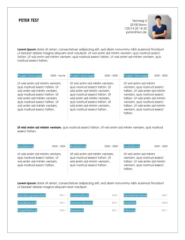 1 CV-Vorlage-mit-Keywords