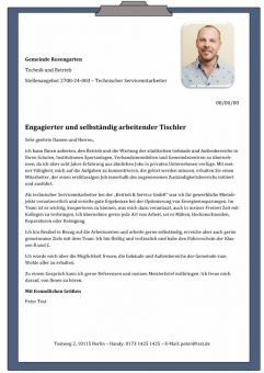 1 Engagierter und selbständig arbeitender Tischler