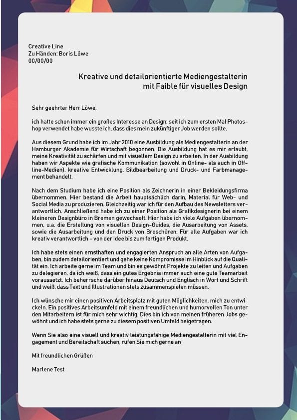 1 Kreative und detailorientierte Mediengestalterin